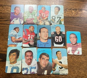 Tarjetas de súper fútbol americano Topps 1970 (juego 13) casi nuevas ver lista abajo - Imagen 1 de 11