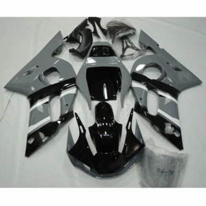 Kit de carenado gris y negro para Yamaha YZF R1 1998 1999 juego de carrocería de inyección ABS - Imagen 1 de 2