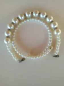 Cadenas y pulsera vintage de colores cremosos con cuentas variadas para niños de 10 años - Imagen 1 de 17