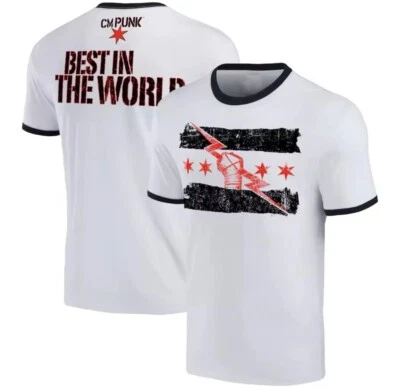 KIDZTRENDZ Sommer Kinder Unisex Erwachsene WWE CM Punk Wrestler Trend 3D Druck T-Shirts Top