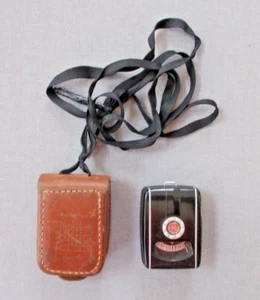 Vintage G.E. Exposure Meter "Mascot" Type PR-30 With Leather Case & Strap - USA - Picture 1 of 5
