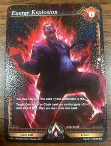 2022 Alpha Clash TCG Kickstarter Promo - Energy Explosion KS AC1-120 (P) Foil NM - Bild 1 von 2