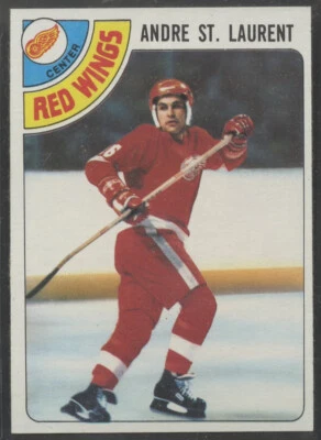 1978-79 Topps #32 Andre St. Laurent  Detroit Red Wings - Image 1 of 2