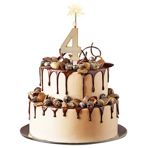 2 in 1 Wunder- und Geburtstagskerze Nr. 0-9, Geburtstag, Hochzeit, Jubiläum - Bild 1 von 12
