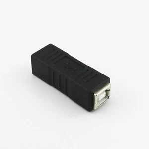 1x USB 2.0 Type B Female To USB B Female Scanner Printer Adapter Converter Black - Picture 1 of 7