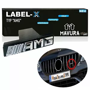 LABEL-X AMG lettrage emblème pour calandre Mercedes Panamericana TOUS types - Photo 1/6