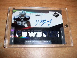 2011 Panini Phenoms Football DeMarco Murray Rookie Auto Jersey Card /299 Dallas - Picture 1 of 4