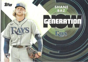 Topps Serie 2 2022 Shane Baz RC Generación Ahora - Tampa Bay Rays - #gn-53 - Imagen 1 de 1