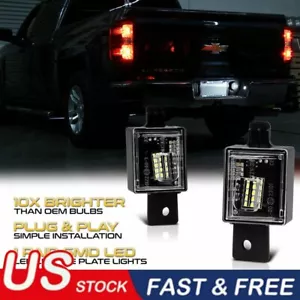 Luces de matrícula LED blancas brillantes para Chevy Silverado GMC Sierra 2014-2018 - Imagen 1 de 12