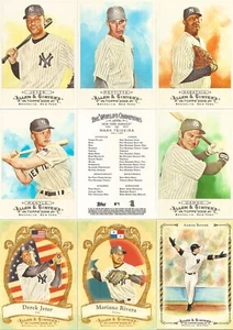 2009 Topps A&G Allen & Ginter New York Yankees Complete Team w/ Set NP AGHS (32) - Picture 1 of 1