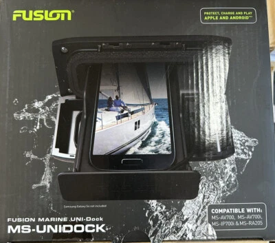 Fusion Marine MS-UNIDOCK, Protect, Charge and Play Apple +Android, FREE SHIPPING - Image 1 of 3