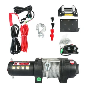 NEW 4500LB COMPLETE 12V WINCH KIT ASSEMBLY FITS CAN-AM KAWASAKI ATV UTV WIN0019 - Bild 1 von 3