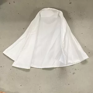 SU-C-DOOM-WH: 1/12 fabric wired collar white cape for Marvel Legends Dr. Doom - Picture 1 of 4