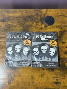Lot Of 2 Packs Balloon Bouquet Halloween Party Scary Spooky Decorations Supply - Picture 1 of 3