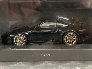 Porsche 911 GT3 (992) 2021 Jet Black Metallic Limited Edition Minichamps 1:43 - Picture 1 of 5