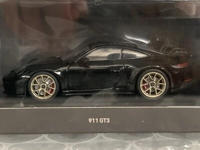 Porsche 911 GT3 (992) 2021 Jet Black Metallic Limited Edition Minichamps 1:43 - Image 1 of 4