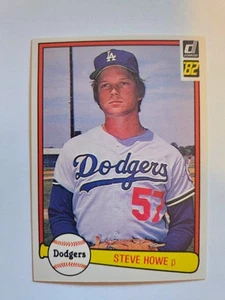 Donruss Steve Howe 1982 #158 casi nuevo - Imagen 1 de 1