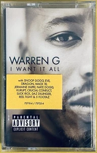 Warren G - I Want It All 1999 Restless USA *NEW* Tape *FACTORY SEALED* W/Hype - Bild 1 von 2