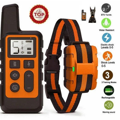 BEDEE 300M Hund Ausbildung Stromschlag Erziehungshalsband Hunde Vibration Schock