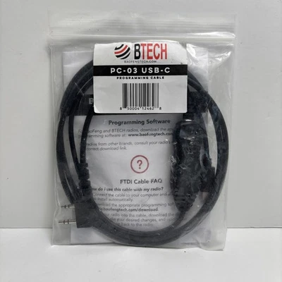 BTECH PC03 USB-C Programming Cable NEW - Image 1 of 3