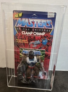 1987 AFA 75 HE MAN CLAMP CHAMP MOTU MASTERS OF THE UNIVERSE HEMAN FIGURE NUOVO - Foto 1 di 5