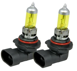 x2 9006 HB4 100W Xenon Halogen Light Bulbs Super Yellow Low Beam Fog Light F208 - Picture 1 of 7