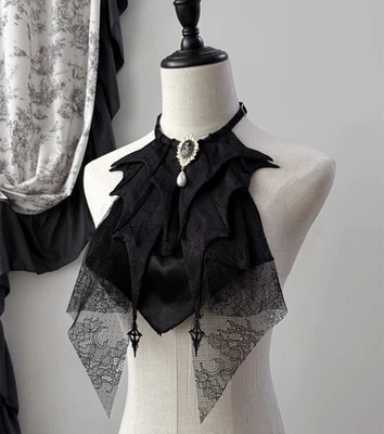 Викторианский воротник съемный оборки Jabot длинный воротник готический Лолита воротники - Изображение 1 из 2
