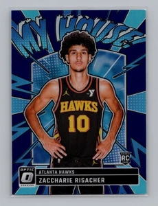 Donruss Optic #13 Zaccharie Risacher RC My House Holo púrpura ATL Hawks 2024-25 - Imagen 1 de 2