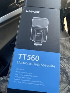 Flash Speedlite Neewer TT560 para Canon Nikon Sony Panasonic Olympus Samsung NUEVO EN CAJA - Imagen 1 de 2