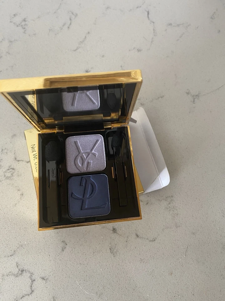 Yves Saint Laurent eyeshadow duo -9 - Stormy Mauve-night Blue - Image 1 of 1