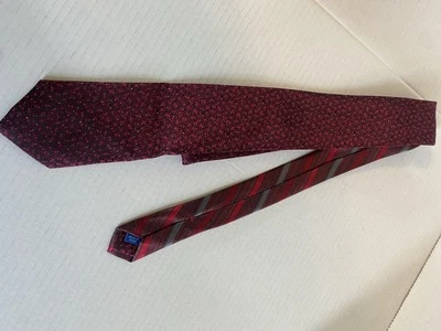 Corbata roja 100 % seda Egara para hombre Foto 1 de 3