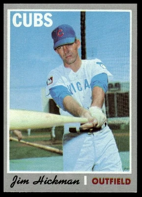 1970 Topps #612 Jim Hickman SET BREAK SHARP - Image 1 of 2