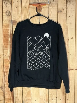 Jai Wolf Tour Sudadera Negra Electrónica DJ Productor Hombre’s Grande Foto 1 de 3
