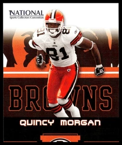 2004 Donruss Playoff National #2 Quincy Morgan Cleveland Browns NM+ - Picture 1 of 2