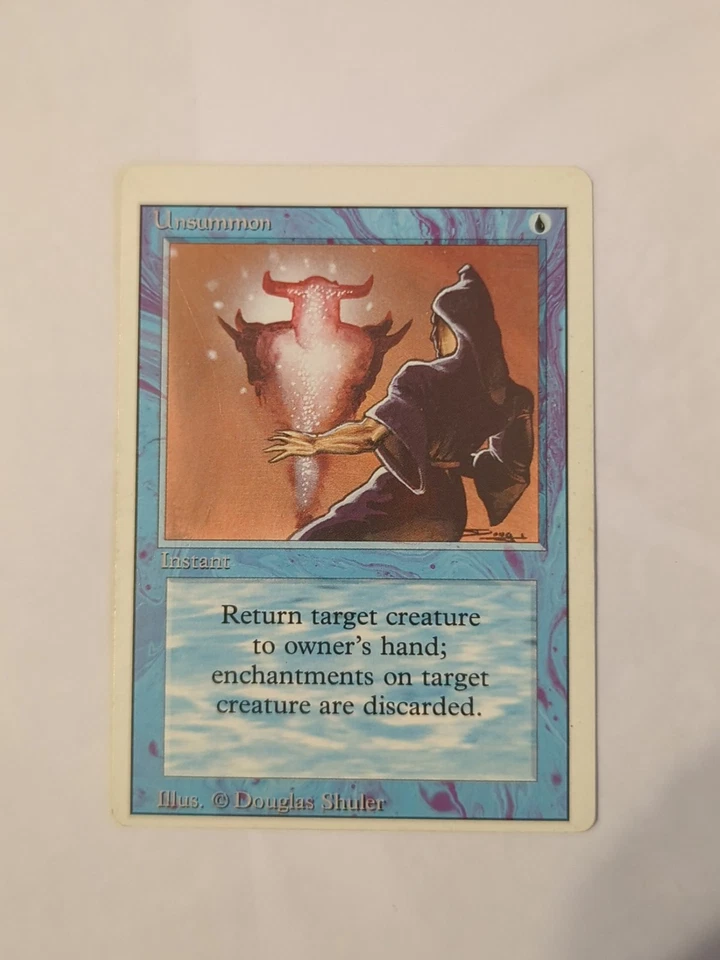 MISPRINT | MISCUT MTG Unsummon Revised Edition - Magic the Gathering - Image 1 of 2