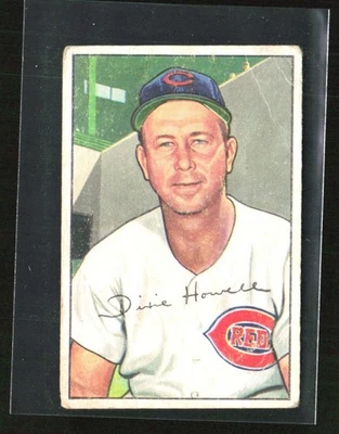 Homer Howell 1952 Bowman B #222 Cincinnati Reds - Image 1 of 3