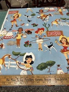 2003 ALEXANDER HENRY SISTERS OF THE WILD FRONTIER COTTON FABRIC SOLD BTHY - Picture 1 of 6
