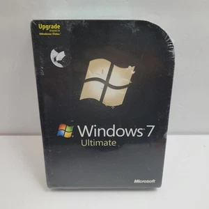 Microsoft Windows 7 Ultimate 32/64 Bit DVD New Full retail in Box Sealed - Picture 1 of 4