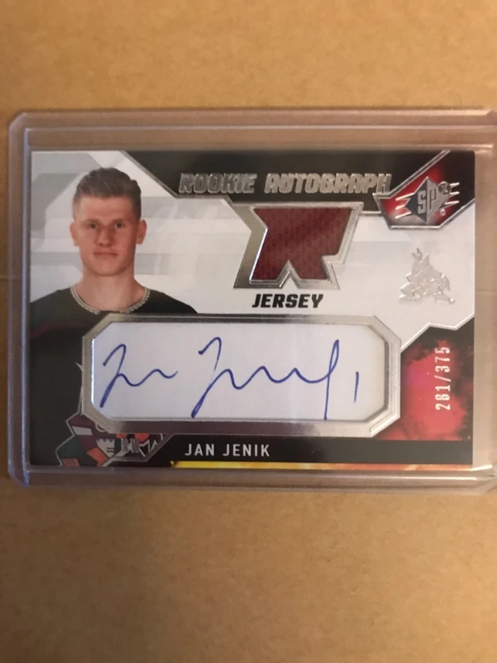 2022 UPPER DECK SPX JAN JENIK #JJ ROOKIE AUTO JERSEY281/375 - Image 1 of 1