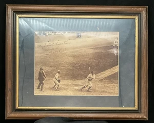 Babe Ruth 12” By 10” Riproduzione Foto Incorniciata 17” By 21” 60th Home Run 1993 @w - Foto 1 di 6