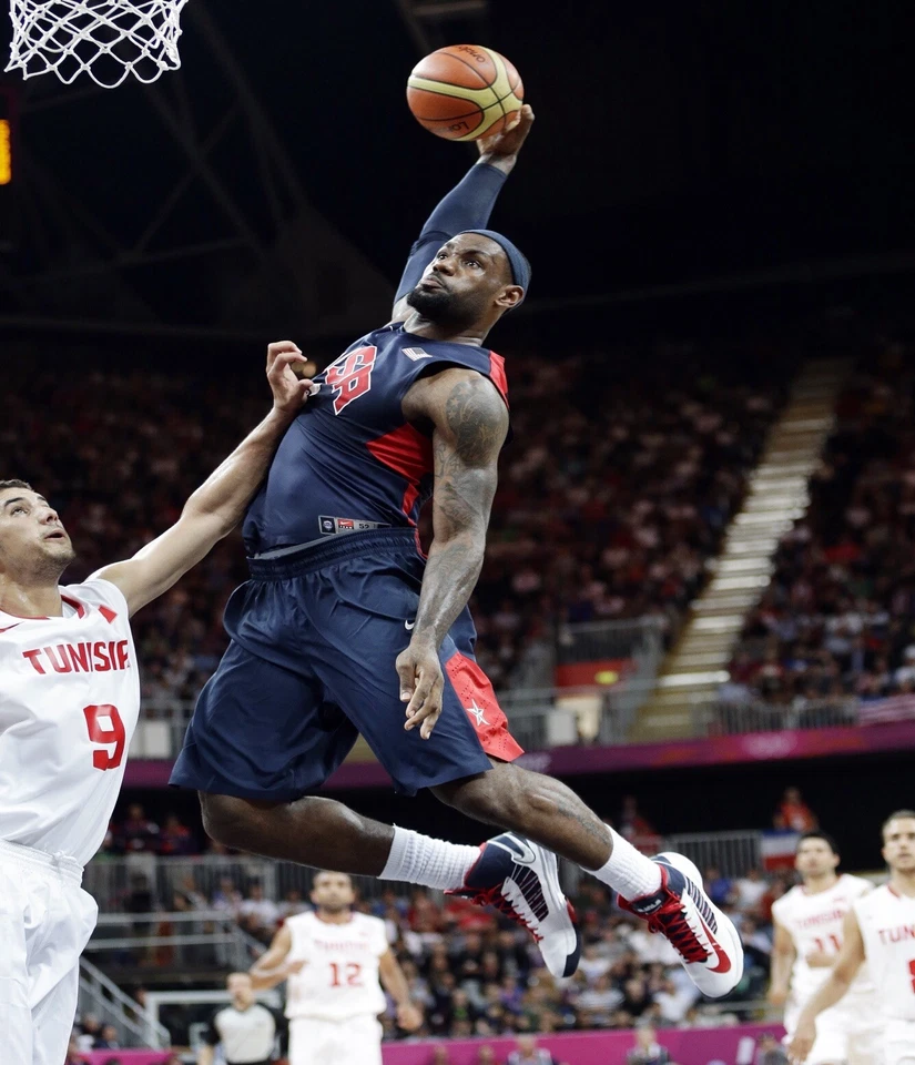 Lebron James Poster 16x20 Photo USA OLYMPIC BASKETBALL TEAM LAKERS - Image 1 of 1