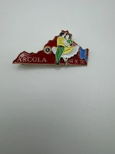 SPILLA IN METALLO LIONS CLUB ARCOLA VERGINE - Foto 1 di 2