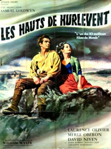 Laurence Olivier Merle Oberon David Niven Cumbres Borrascosas con Wyler 1939 47x63 - Imagen 1 de 1