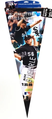 Mark Buehrle PERFECT GAME Chicago White Sox 2009 VIntage Felt Collectors PENNANT Cover