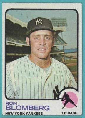 1973 Topps Ron Blomberg New York Yankees #462 - Image 1 of 2