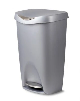 Umbra Brim Large Kitchen Trash Can with Stainless Steel Foot Pedal – Stylish and - Image 1 of 4