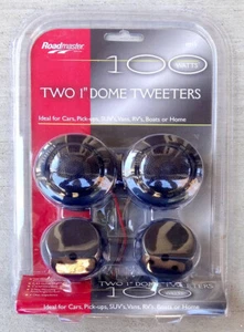 Roadmaster 1" Dome Tweeters 100 Watt Speakers RT15 Car Van RV Boat Home NEW - Picture 1 of 2