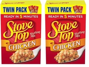 *.•Stove Top Stuffing Mix, Chicken 🍗 12 Ounce Box (Pack of 2)•.* - Picture 1 of 3