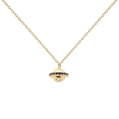 PD PAOLA Saturn Trip CO01-234-U Goldhalskette 925 Sterling Silber - Bild 1 von 4