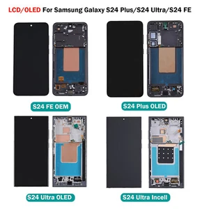 LCD/OLED Display Screen Replacement for Samsung Galaxy S24 Ultra/S24 FE/S24 Plus - Picture 1 of 27